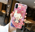 Blue Light iPhone 7 Case with Cute Hello Kitty Design