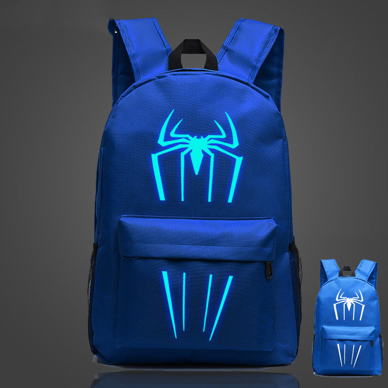 Spider-Man Glow-in-the-Dark Backpack for Students
