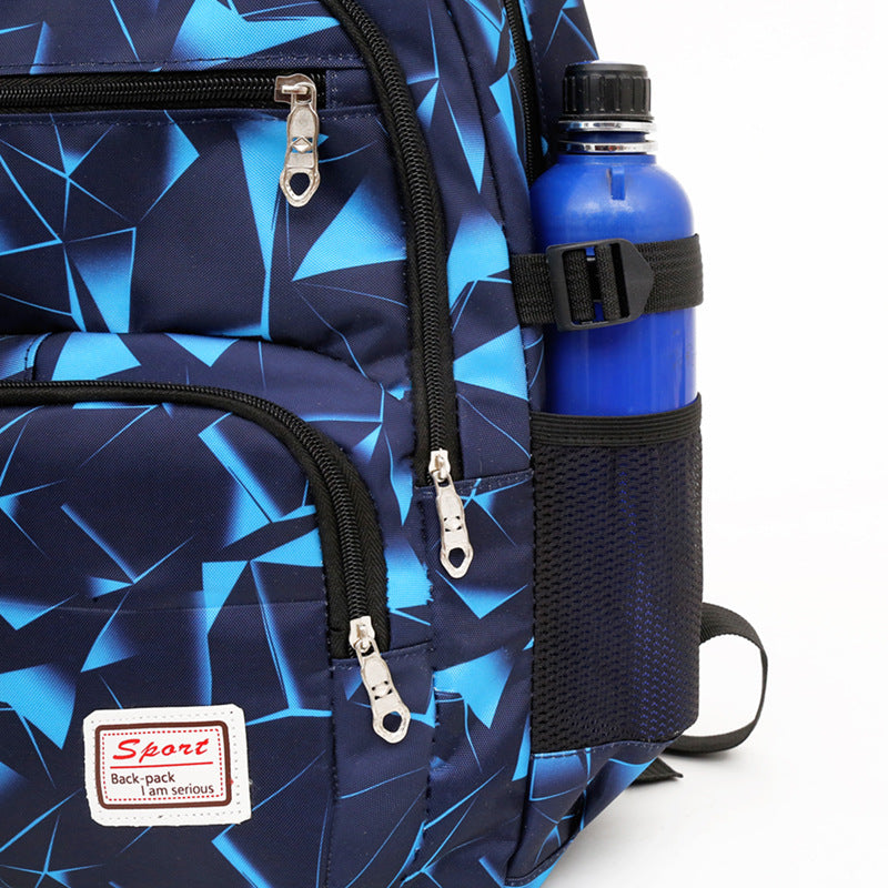 Water-Resistant 900D Floral Backpack Set (3 Pieces)