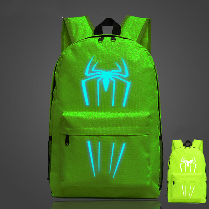 Spider-Man Glow-in-the-Dark Backpack for Students