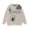 Men's Spider Web Brocade Sweater