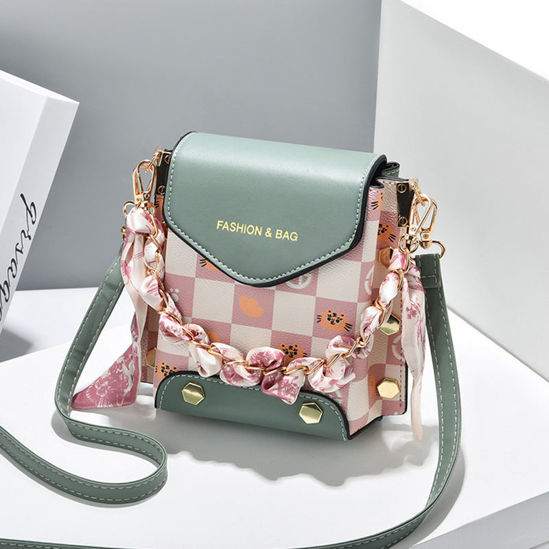 Trendy Women's Single Shoulder Messenger Bag for Phones