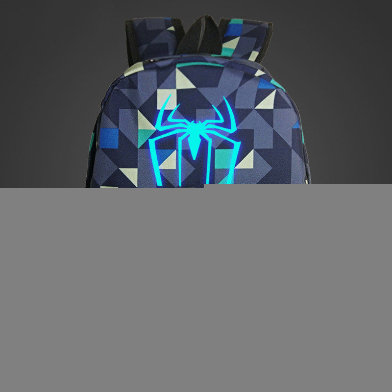 Spider-Man Glow-in-the-Dark Backpack for Students