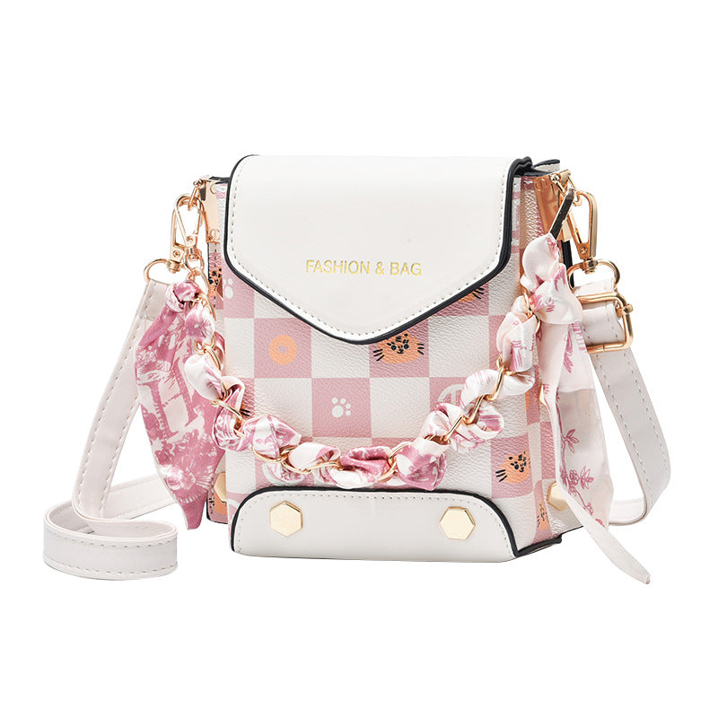 Trendy Women's Single Shoulder Messenger Bag for Phones